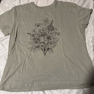 Floral Bouquet Women's Tee - Sage